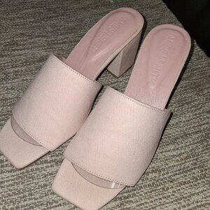 James Smith high heel slip on